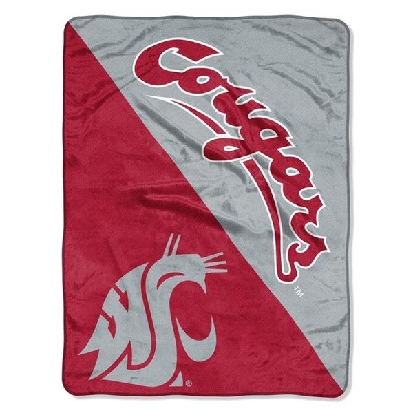 The North West Company The Northwest 1COL-65901-0017-RET Washington State Cougars Halftone Raschel Blanket 1COL659010017RET